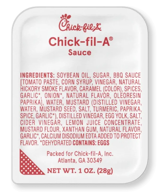 Chick-fil-a Dipping Sauces 